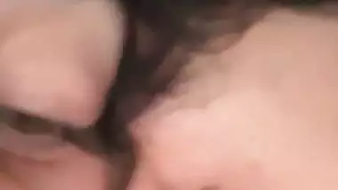 White Indian naked babe sucks the thick dick of her lover