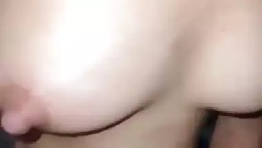 Hindi sexy bf of a girl putting a condom on a dick