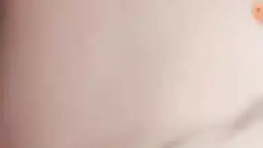 Live cam cute girl playing with boobs and hairy pussy