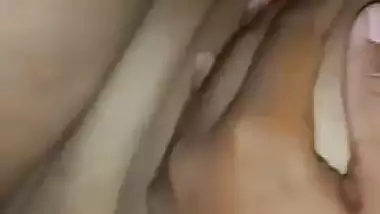Wife hard fucking with moans with husband