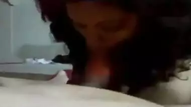 Desi amateur GF sucks POV.