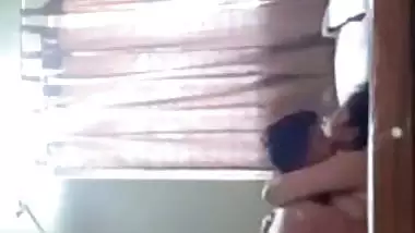 Young lovers homemade sex in missionary style